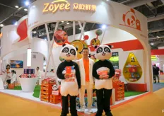 Zoyee with General Manager. The company is a Chinese importer and branding company.